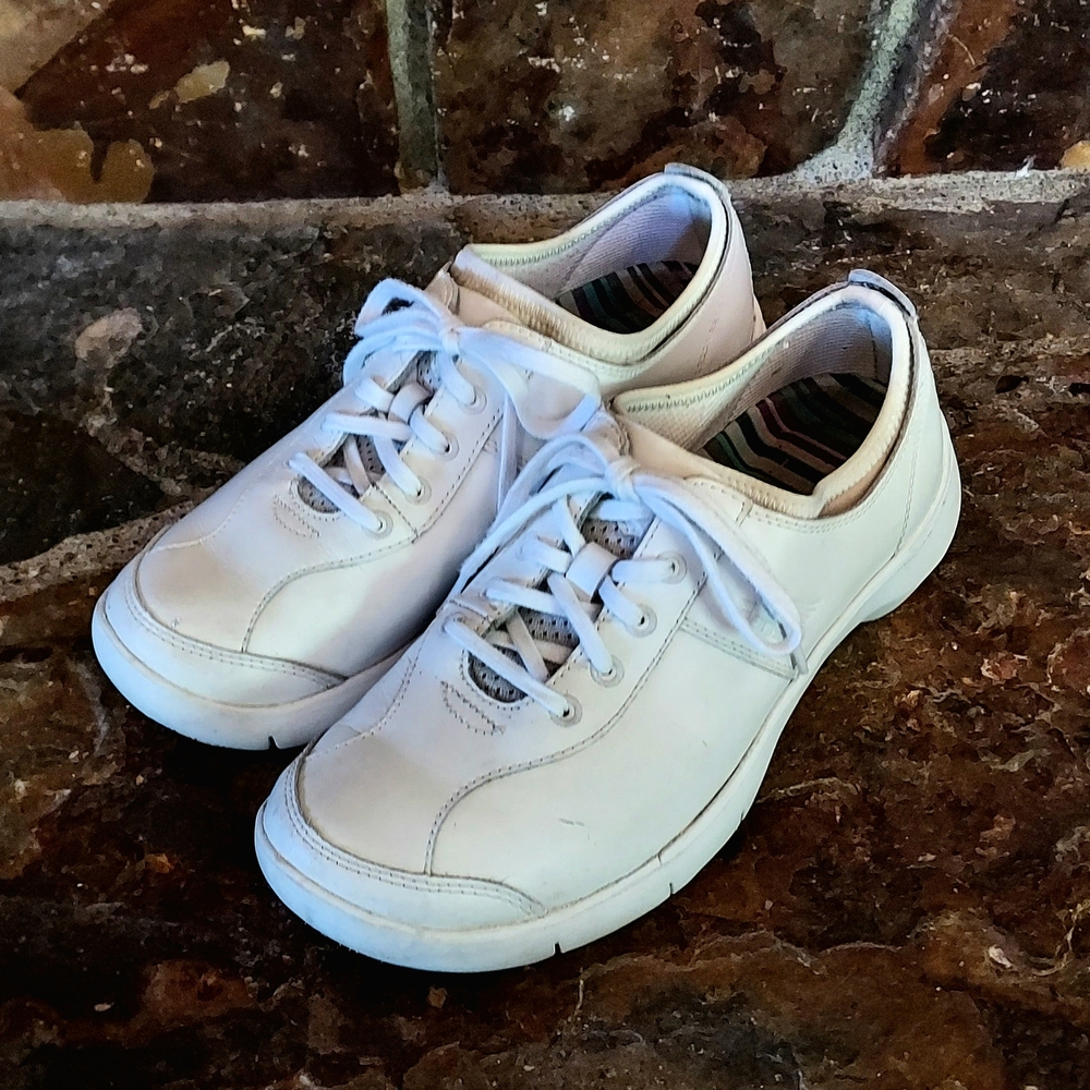 Dansko White Leather Women's Sneakers